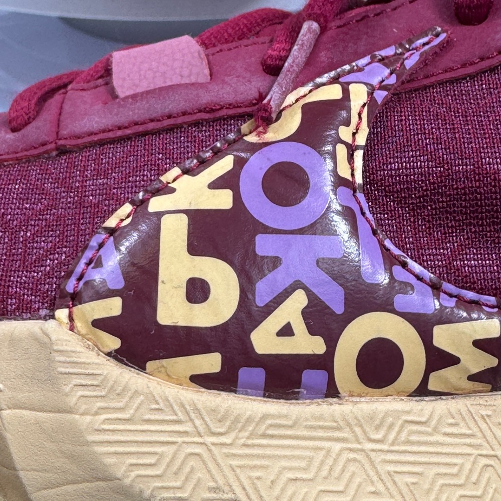 Nike Zoom‎ Freak 5 BooBasketball Shoes Burgundy Gold Men's Size 10 Giannis - Picture 14 of 16
